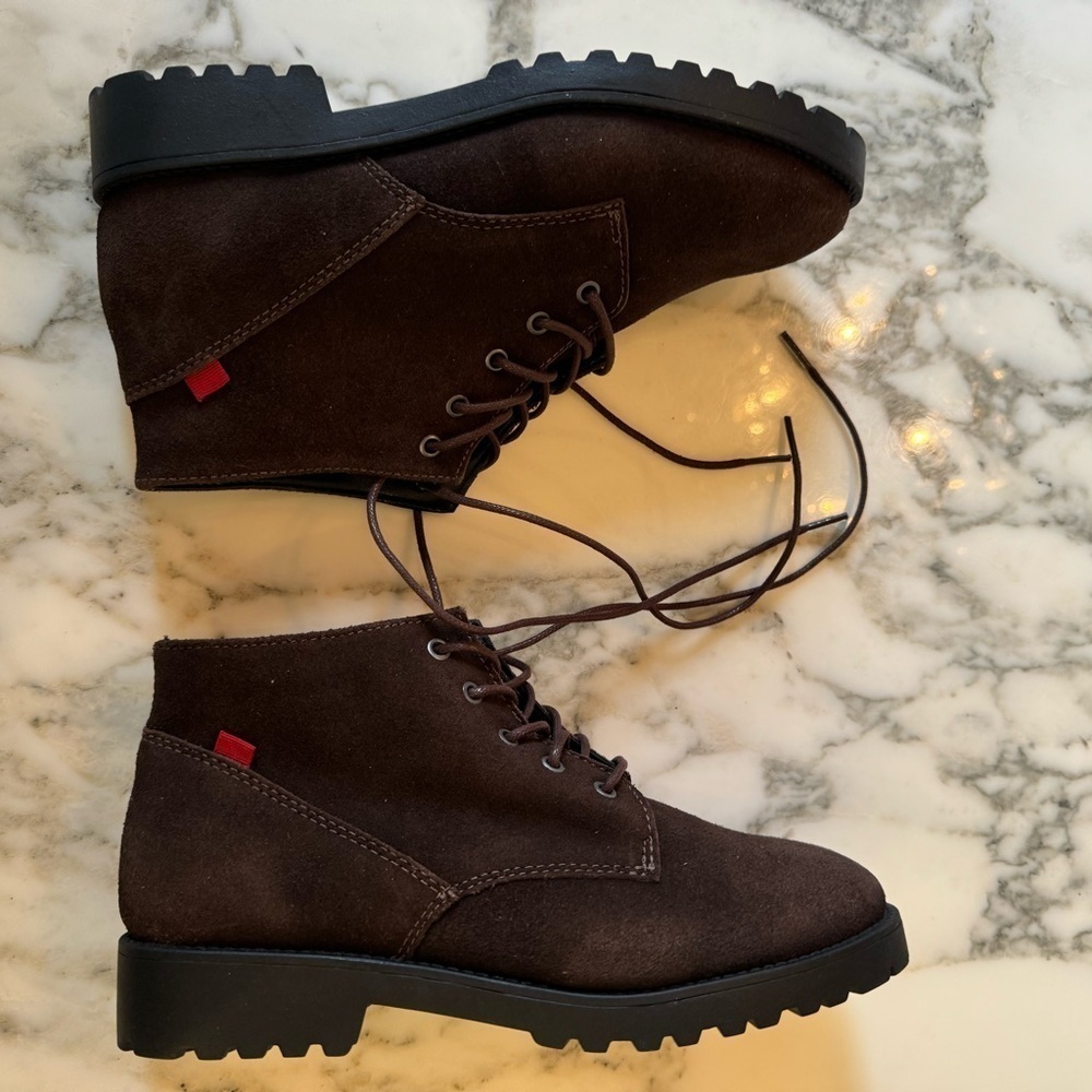 NWOT Marc Joseph Brown Suede Leather Spring Street Bootie Sz 6 No Box sold out